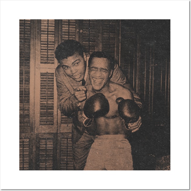 muhammad ali-halftone Wall Art by Ecsa